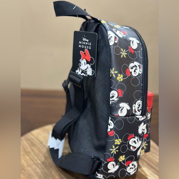 BioWorld Disney Minnie Mouse Mini Purse Backpack Faux Leather - Handbag New!! - Picture 5 of 12